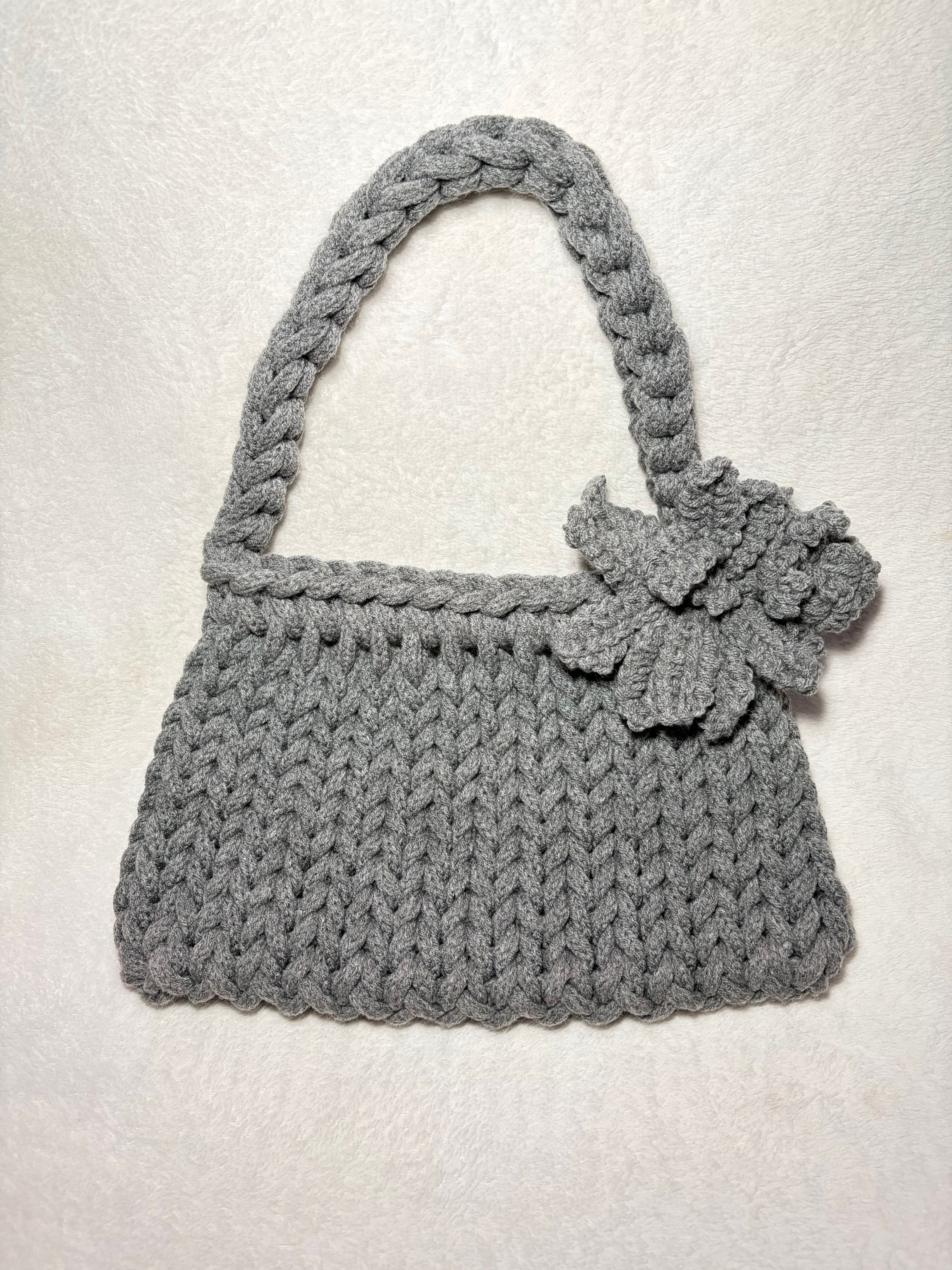 Gray Shoulder Bag