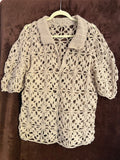 Khaki Lace Polo Shirt